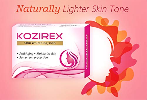 Biotrex Kozirex Skin Whitening Bath Soap, 75g (Pack of 6)