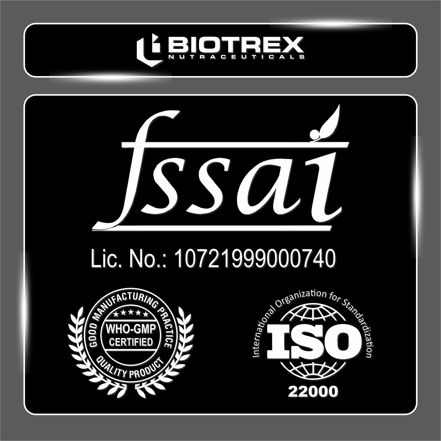 Biotrex Activated Charcoal 500mg Supplement For Healthy Digestive System - 60 Capsules