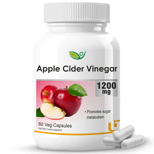 Biotrex Apple Cider Vinegar 1200mg Supplement - 60 Capsules