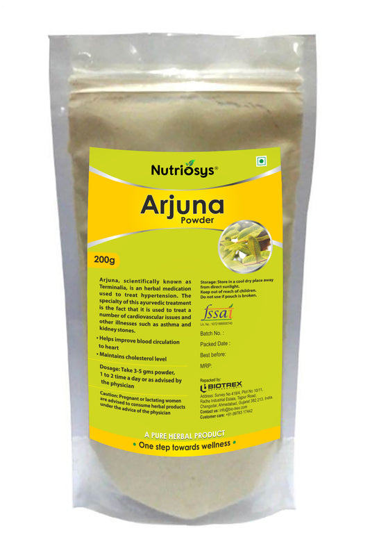 Nutriosys Arjuna Herbal Powder - 200gram