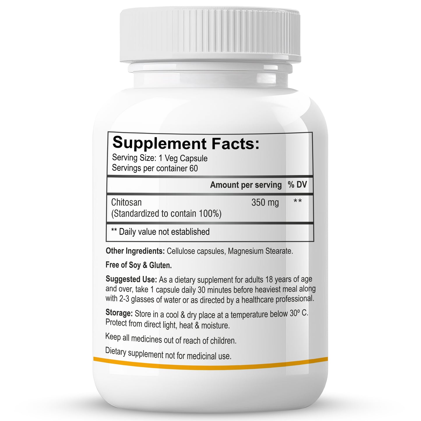 Biotrex Chitosan 350mg - 60 Capsules