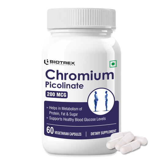Biotrex Chromium Picolinate 200mcg - 60 Capsules