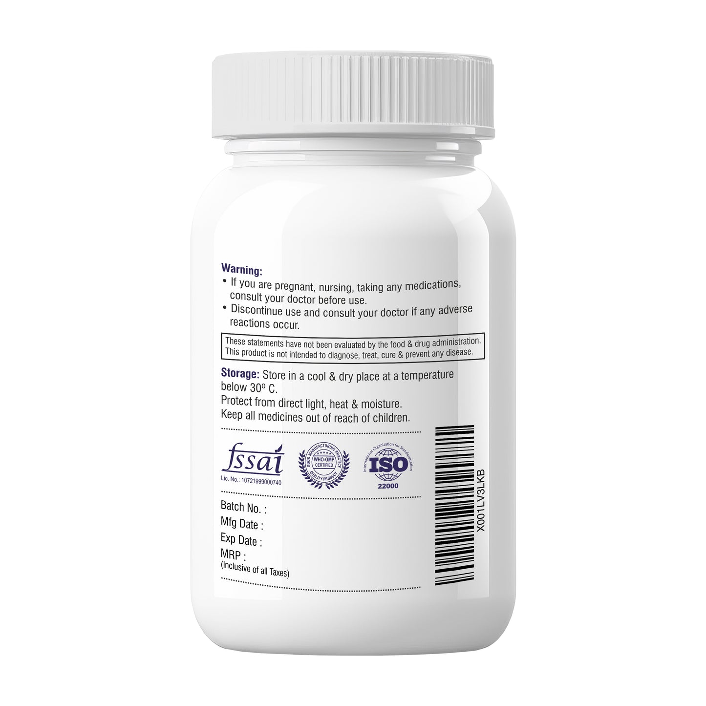 Biotrex Chromium Picolinate 200mcg - 60 Capsules