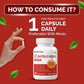 Biotrex Cordyceps 500mg-60 Veg Capsules Increases Energy, Stamina & Athletic Performance Enhancement