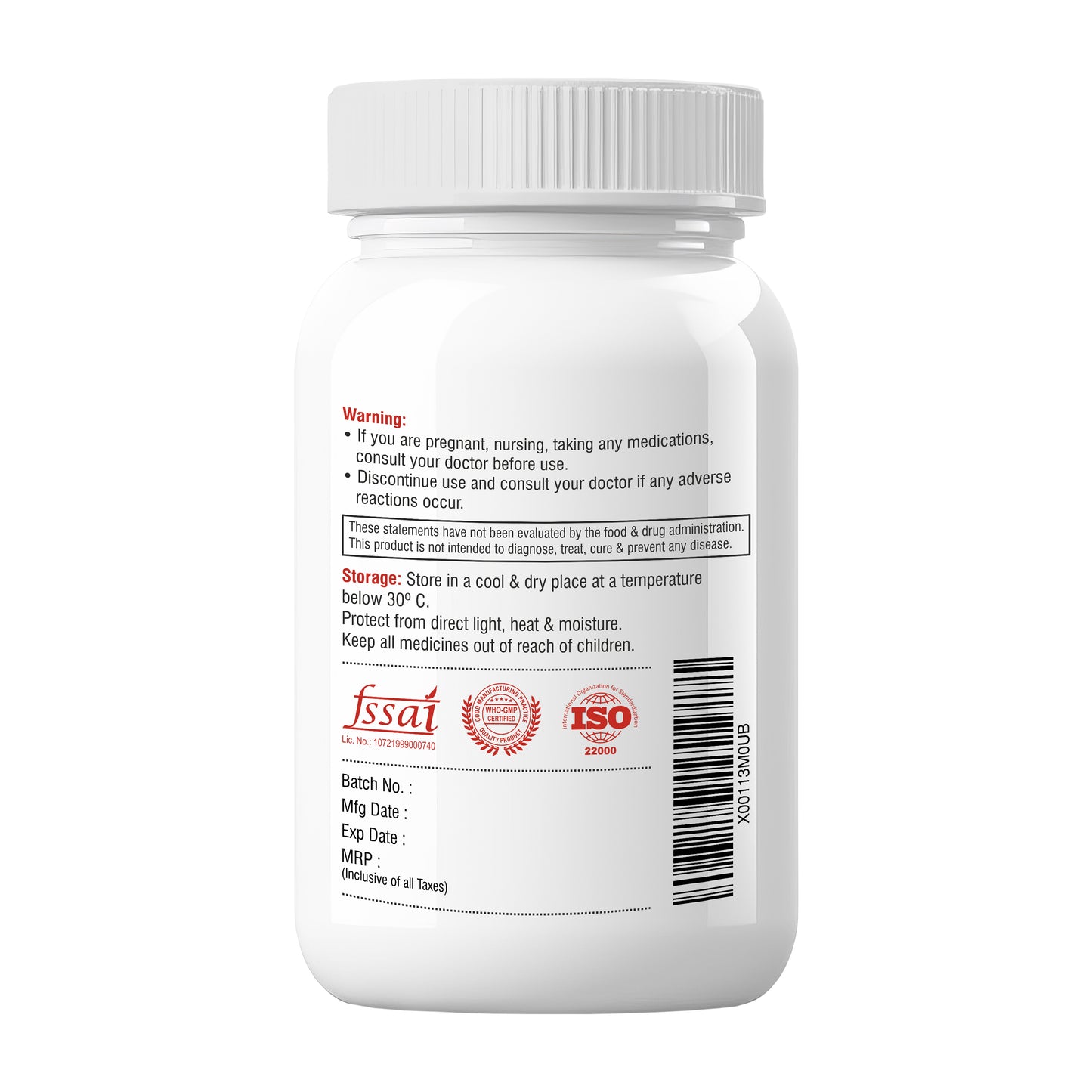 Biotrex Cordyceps 500mg-60 Veg Capsules Increases Energy, Stamina & Athletic Performance Enhancement
