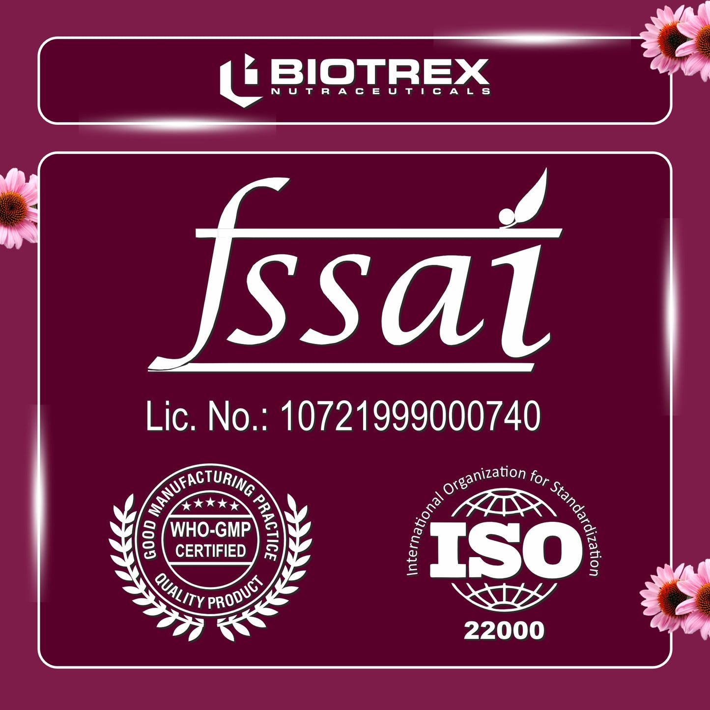 Biotrex Echinacea 400mg - 60 Capsules