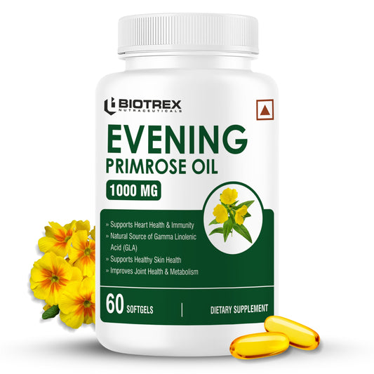 Biotrex Evening Primrose Oil 1000mg - 60 Softgels