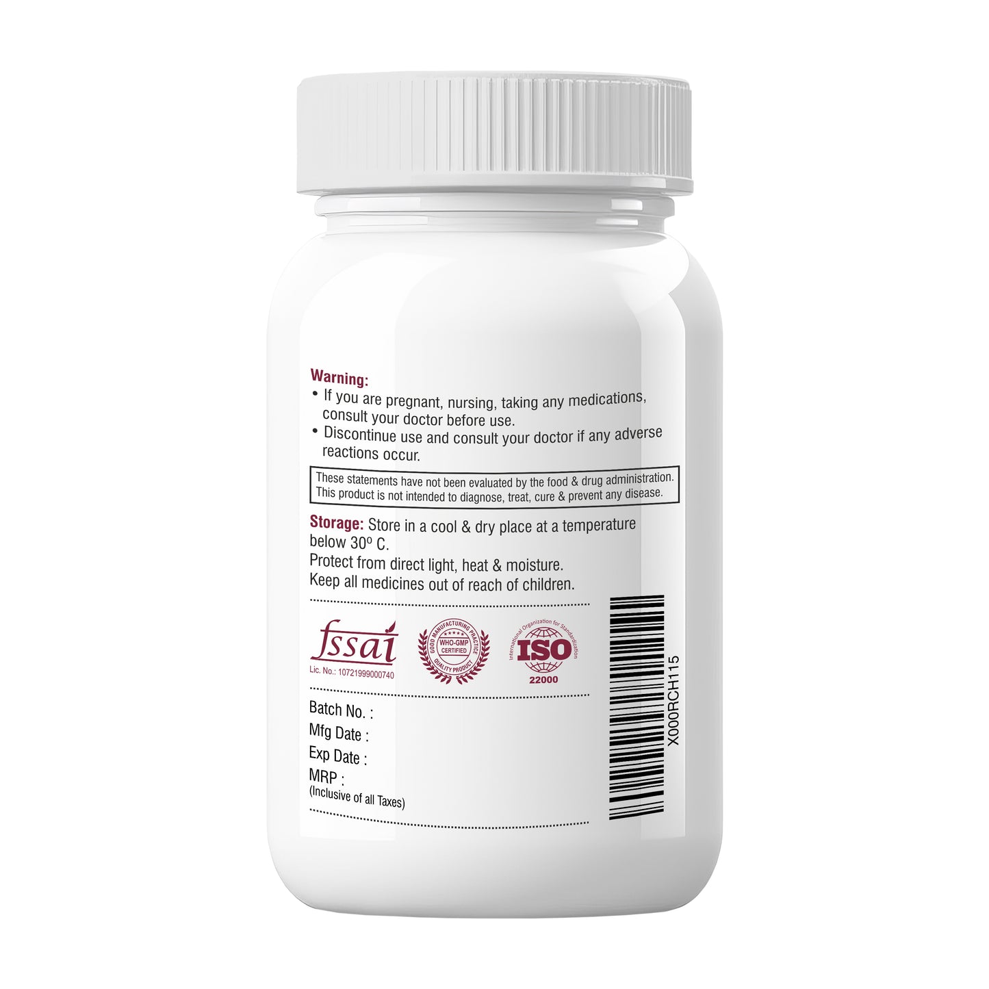 Biotrex Forskolin 500mg- 60 Capsules