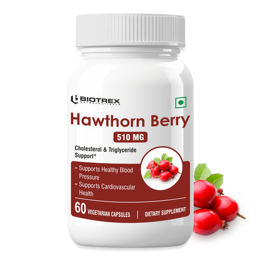 Biotrex Hawthorn Berry 510mg - 60 Capsules