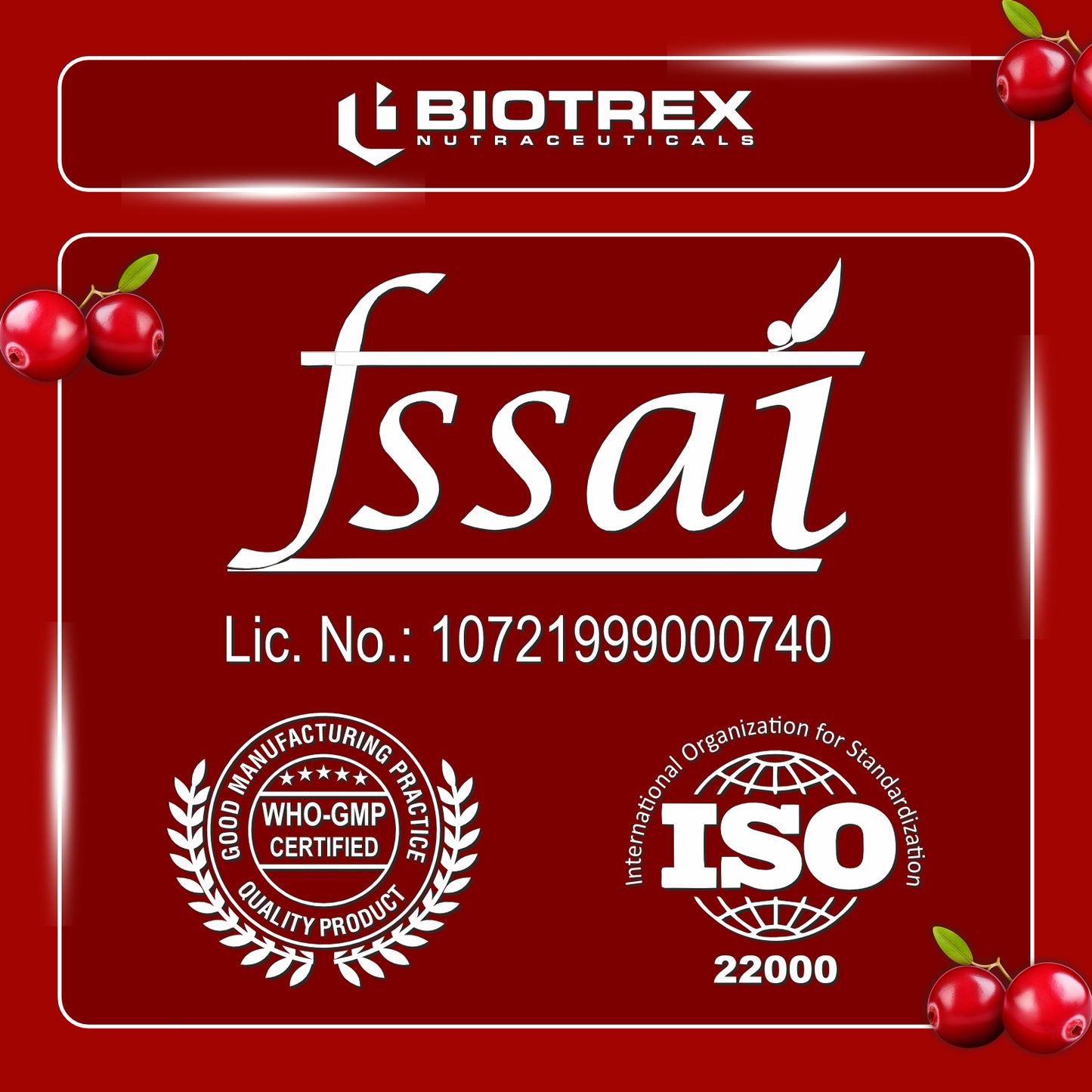 Biotrex Hawthorn Berry 510mg - 60 Capsules