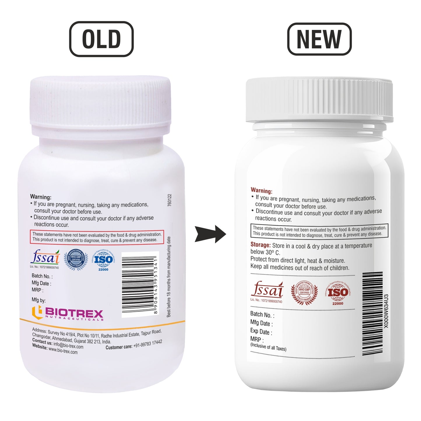 Biotrex Hawthorn Berry 510mg - 60 Capsules