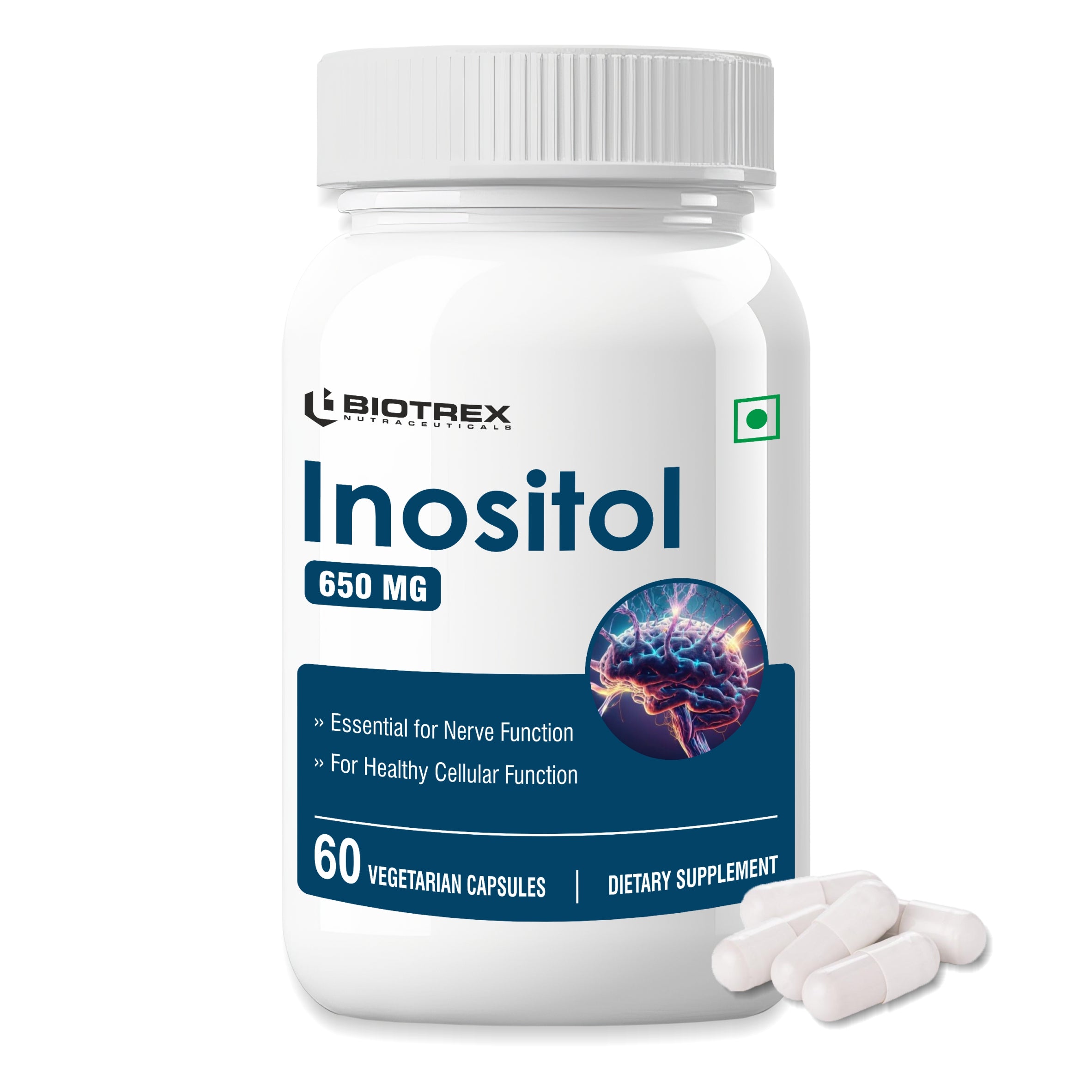Biotrex Inositol 650mg - 60 Capsules – BIOTREX NUTRACEUTICALS