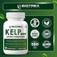 Biotrex Kelp Extract 600mg | Richest Vegan Source of Iodine | Supports Thyroid Health & Healthy Metabolism with Soluble Fiber - 60 Veg Capsules