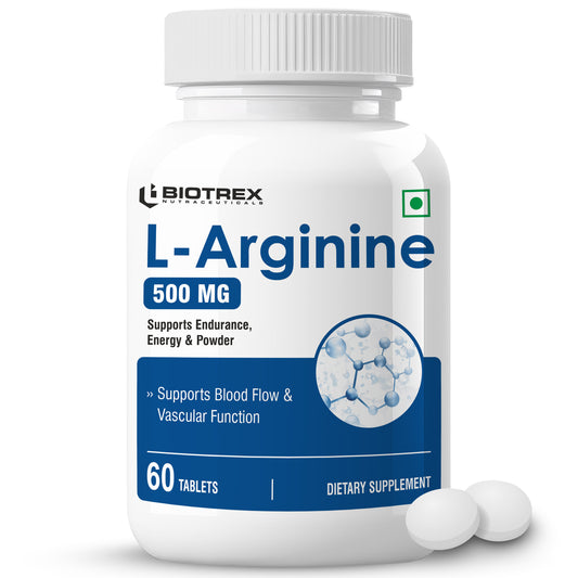 Biotrex L-arginine 500mg  - 60 Tablets