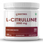 Biotrex Nutraceuticals L Citrulline Powder 2000mg | Supports Endurance & Muscle Pump | Production of Creatine | Enhances Athletic Performance | Unflavoured - 200Gram (100 Servings)