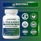 Biotrex L-Theanine 200mg Double Strength, Non-Drowsy Support | Helps Cognitive Health & Relaxation - 60 Veg Capsules