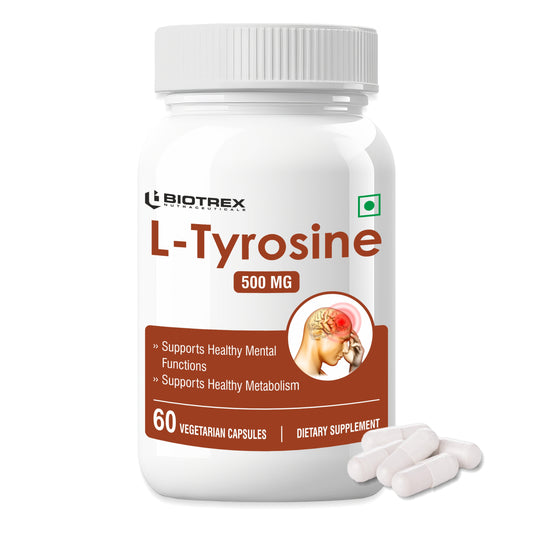 Biotrex L-Tyrosine 500mg - 60 Capsules