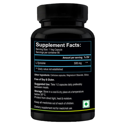 Nutriosys L-Tyrosine 500mg - 90 Capsules