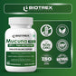 Biotrex Mucuna Pruriens (Kapikachhu) (20% L-Dopa) 500mg With Piperine 10mg | Vitality Booster, Motility & Nerve Function - 60 Veg Capsules