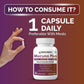 Biotrex Mucuna Pruriens (Kapikachhu) (20% L-Dopa) 500mg With P-5-P (Pyridoxal 5'-Phosphate) 50mg | Prolactin Support | Vitality & Energy Booster | Cardiovascular | Nerve Health - 30 Veg Capsules