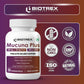 Biotrex Mucuna Pruriens (Kapikachhu) (20% L-Dopa) 500mg With P-5-P (Pyridoxal 5'-Phosphate) 50mg | Prolactin Support | Vitality & Energy Booster | Cardiovascular | Nerve Health - 30 Veg Capsules