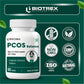 Biotrex PCOS Supplement for women With 40:1 Ratio, High Purity Pharma Grade Ingredients 2000mg Myo-Inositol to 50mg D-Chiro-Inositol - 60 Vegetarian Tablets