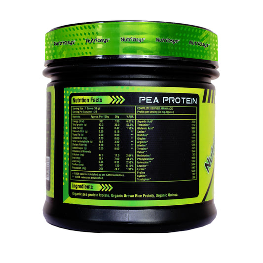 Nutriosys Pea Protein Powder- 500Gram