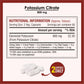 Biotrex Potassium Citrate 800mg supplement, Healthy Bone & Joint Health, Supports Healthy Nerve Health - 120 Vegetarian Capsules