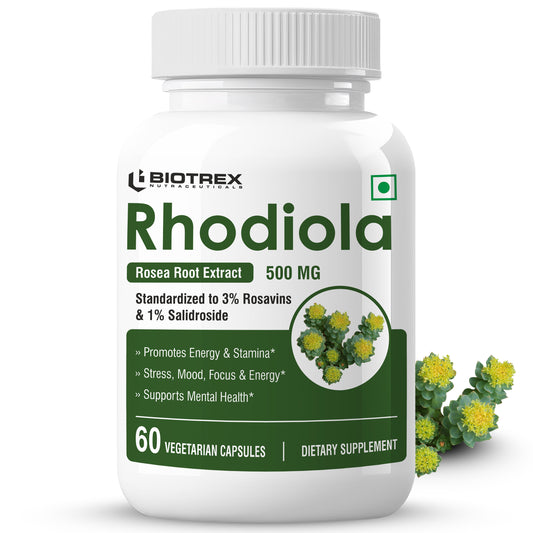 Biotrex Rhodiola 500mg - 60 Capsules