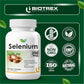 Biotrex Selenium 200mcg - 60 Capsules Immune System Support, Thyroid Function & Cardiovascular Health