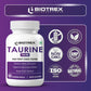 Biotrex Taurine 750mg | Antioxidant | Cardiovascular Health & Helps Enhanching Muscle Function | Eye Health | Amino Acid Supplement For Athletic Performance | Men & Women - 60 Veg Capsule