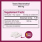 Biotrex Resveratrol 500mg - 60 Capsules Cognitive Health, Skin Health, Antioxidant Support & Cardiovascular Health