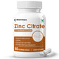 Biotrex Zinc Citrate Supplement - 60 Veg Capsules, Healthy Immunity, Supports Skin, Hair & Nails Health