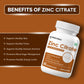 Biotrex Zinc Citrate Supplement - 60 Veg Capsules, Healthy Immunity, Supports Skin, Hair & Nails Health