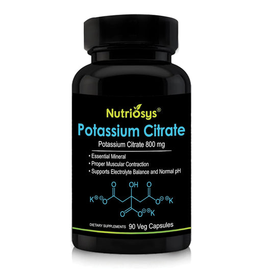 Nutriosys Potassium Citrate 800mg - 90 Capsules