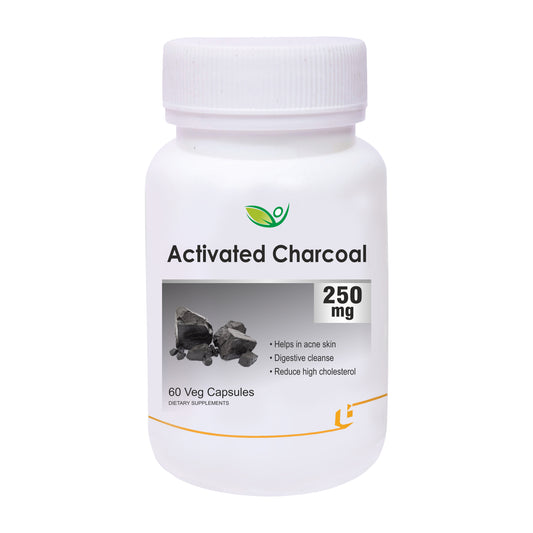 Biotrex Activated Charcoal 250mg - 60 Capsules