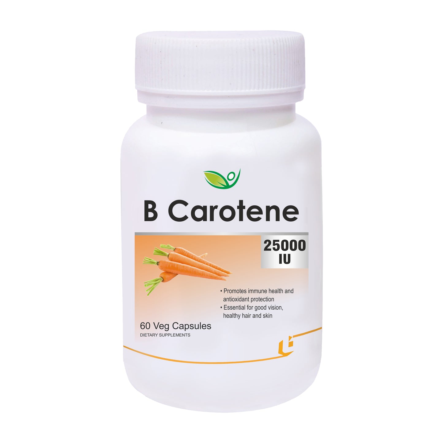 Biotrex Beta Carotene 25000IU - 60 Capsules