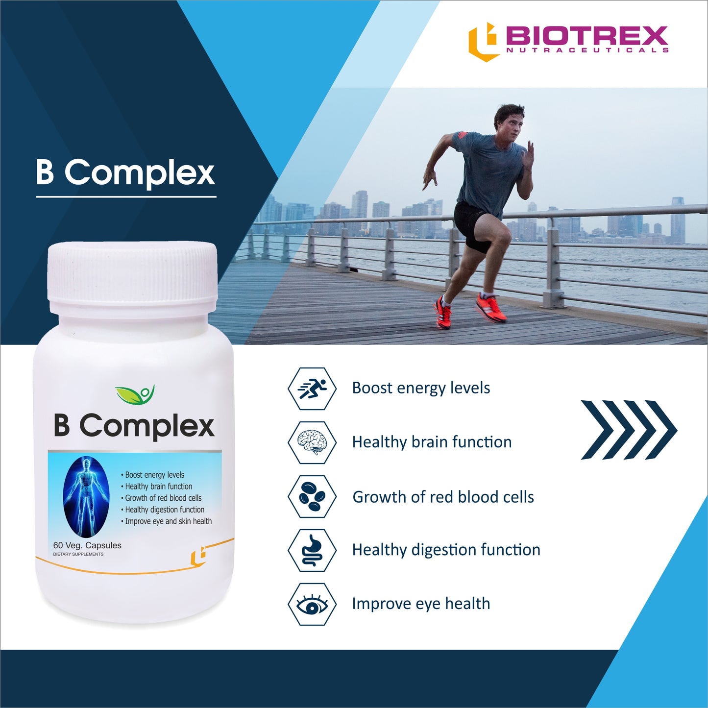 Biotrex B Complex - 60 Capsules