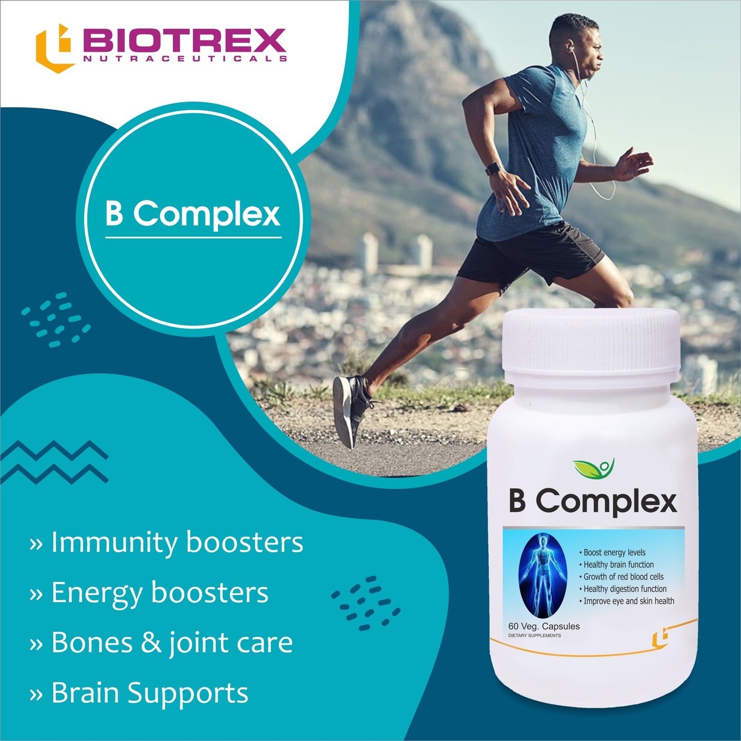 Biotrex B Complex - 60 Capsules
