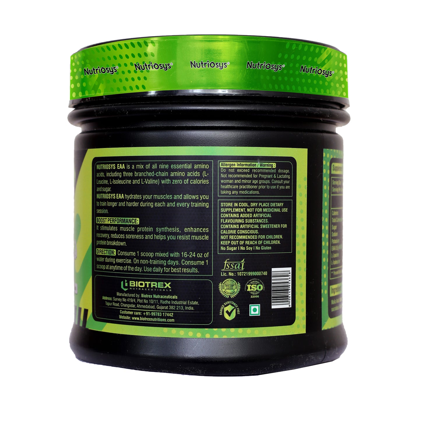 Nutriosys EAA Powder- 300Gram