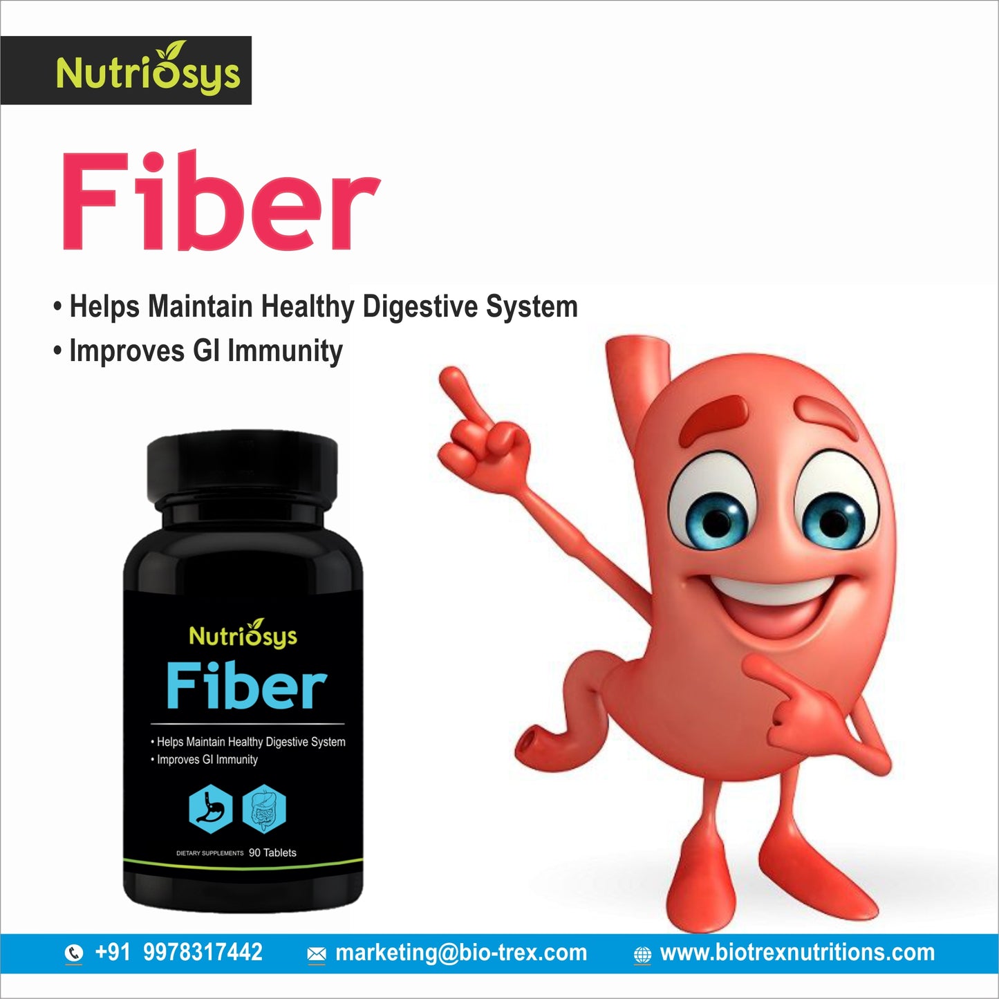 Nutriosys Fiber - 90 Tablets