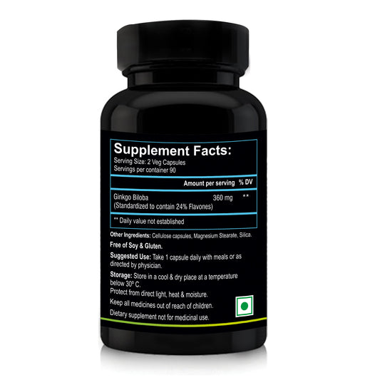 Nutriosys Ginkgo Biloba Double Strength - 90 Capsules