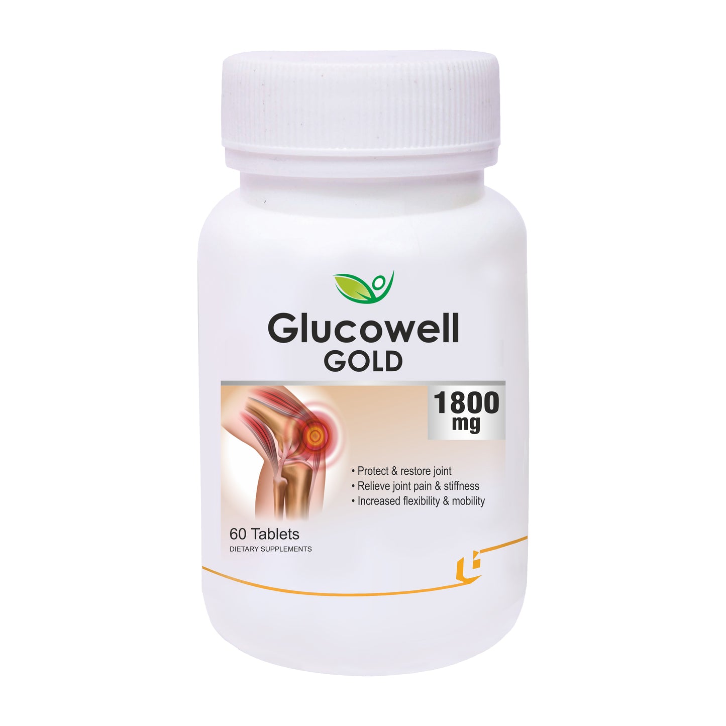Biotrex Glucowell Gold 1800mg - 60 Tablets