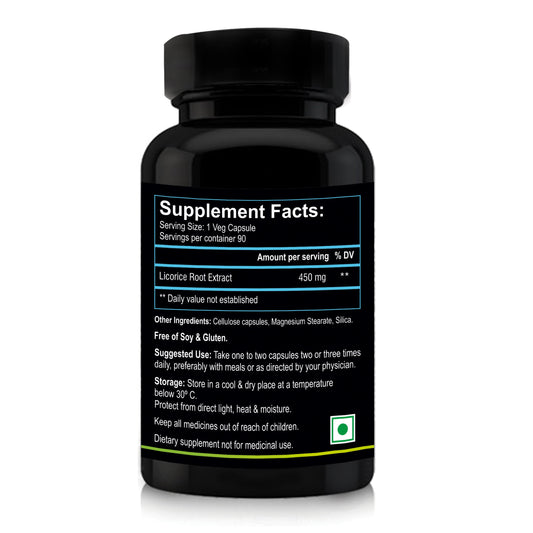 Nutriosys Licorice 450mg - 90 Capsules