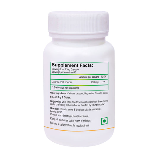 Biotrex Licorice 450mg - 60 Capsules