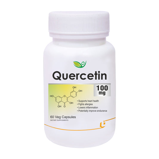 Biotrex Quercetin 100mg - 60 Capsules Cardiovascular Health, Anti-Inflammatory Effects, Anti-Inflammatory Effects & Immune System Support