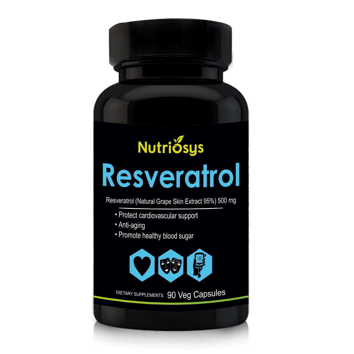Nutriosys Resveratrol 500mg - 90 Capsules