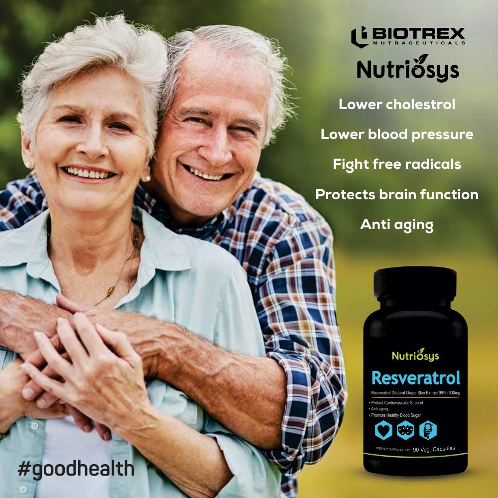 Nutriosys Resveratrol 500mg - 90 Capsules