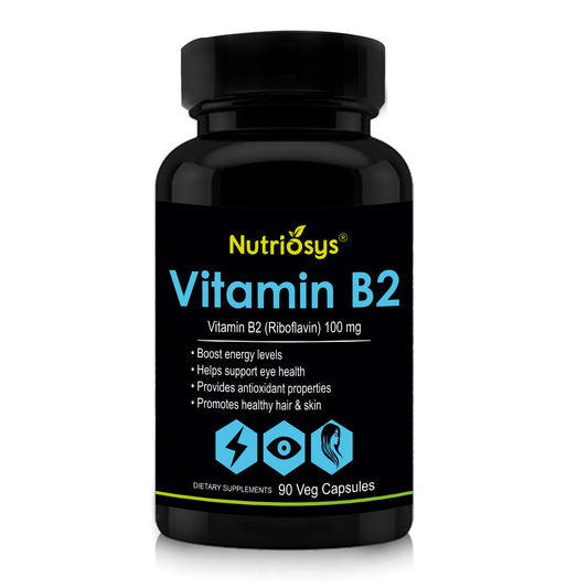Nutriosys Vitamin B2 100mg - 90 Capsules